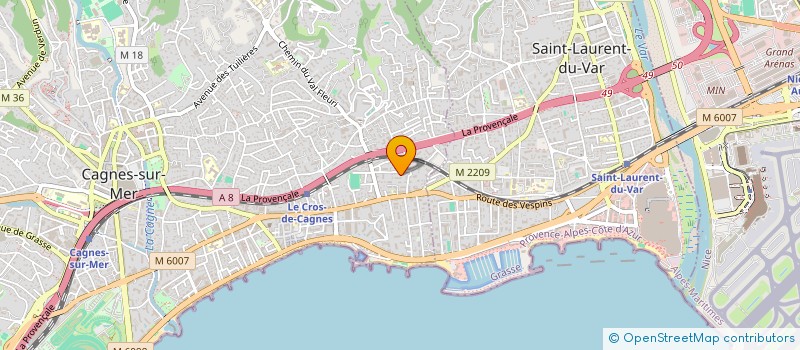 localisation de l'entreprise MONSIEUR ALEXANDRE DUCOS  CAGNES-SUR-MER