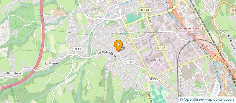 localisation de l'entreprise MONSIEUR ALEXANDRE DUCROT  LA MOTTE-SERVOLEX