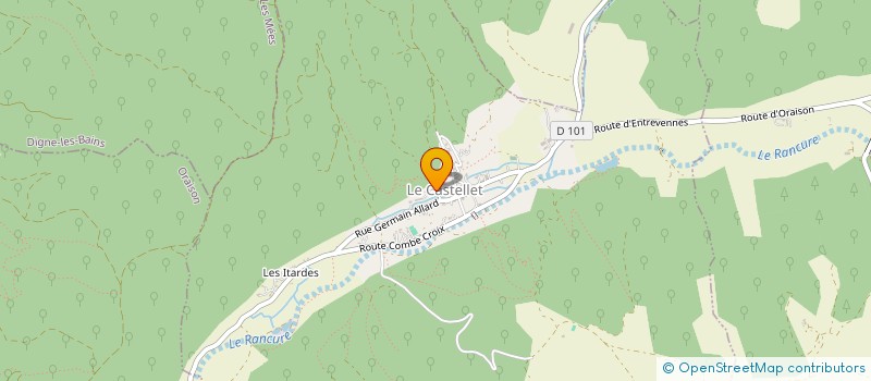 localisation de l'entreprise MONSIEUR ALEXANDRE DUCROUX  LE CASTELLET