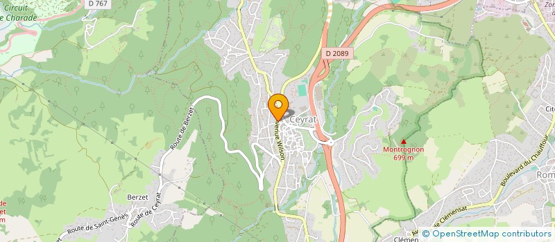 localisation de l'entreprise MONSIEUR ALEXANDRE DUDZIAK  CEYRAT