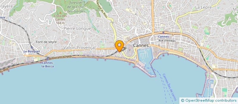 localisation de l'entreprise MONSIEUR ALEXANDRE DUFAU  CANNES