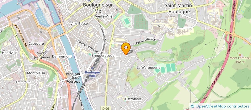 localisation de l'entreprise MONSIEUR ALEXANDRE DUFLOS  BOULOGNE-SUR-MER