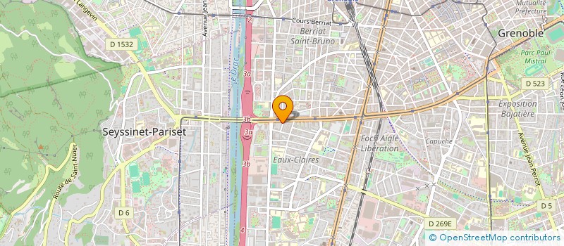 localisation de l'entreprise MONSIEUR ALEXANDRE DUFLOT à GRENOBLE