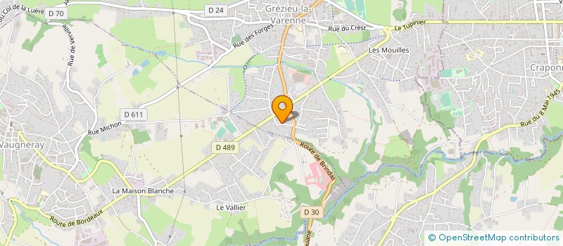 localisation de l'entreprise MONSIEUR ALEXANDRE DUFRESNE à GREZIEU-LA-VARENNE