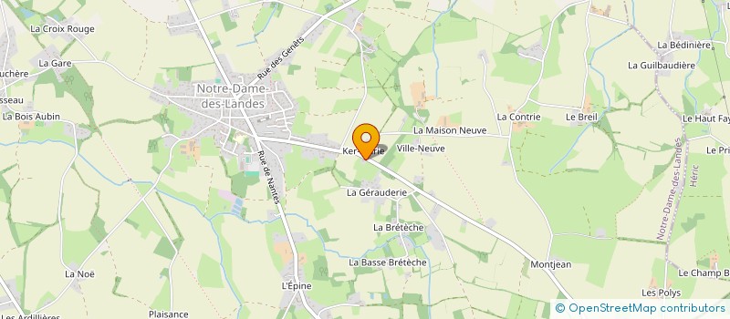 localisation de l'entreprise MONSIEUR ALEXANDRE DUGAS  NOTRE-DAME-DES-LANDES