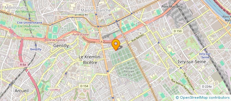 localisation de l'entreprise MONSIEUR ALEXANDRE DUMANOIR  LE KREMLIN-BICETRE