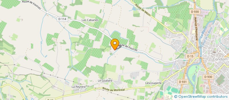 localisation de l'entreprise MONSIEUR ALEXANDRE DUMAS à CONDOM