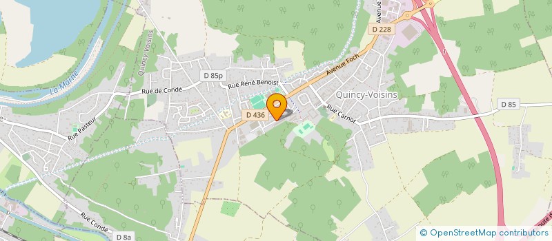 localisation de l'entreprise MONSIEUR ALEXANDRE DUMONT  QUINCY-VOISINS