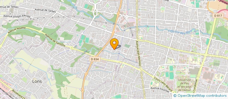 localisation de l'entreprise MONSIEUR ALEXANDRE DUMONT à LONS