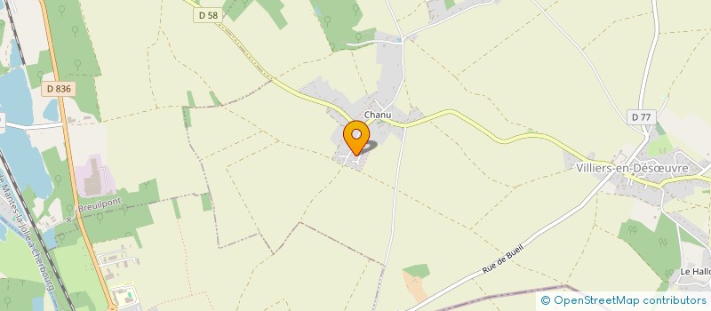 localisation de l'entreprise MONSIEUR ALEXANDRE DUMONT  VILLIERS-EN-DESUVRE