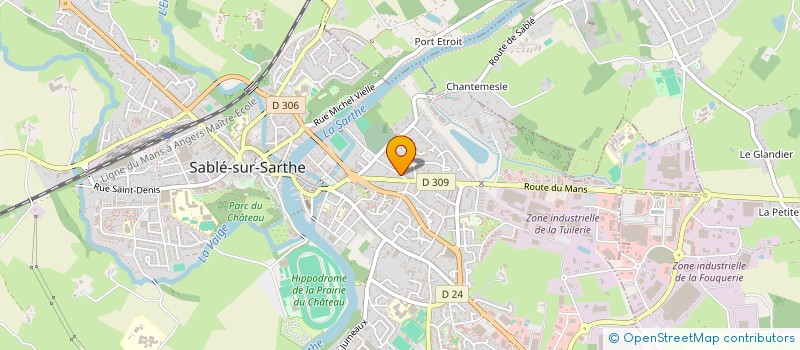 localisation de l'entreprise MONSIEUR ALEXANDRE DUMONTHEIL  SABLE SUR SARTHE