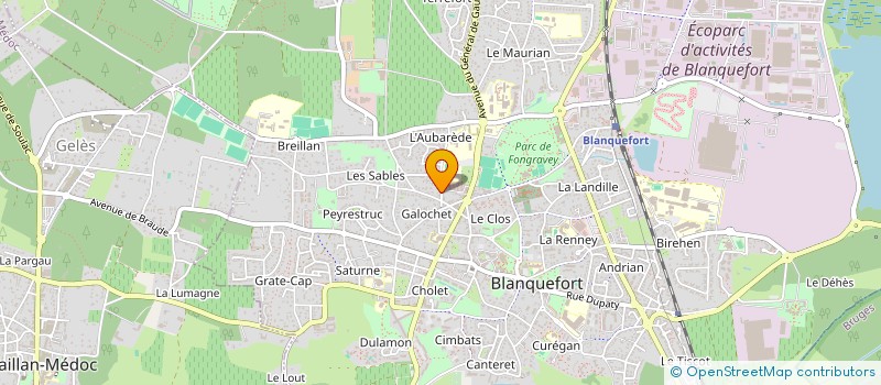 localisation de l'entreprise MONSIEUR ALEXANDRE DUMOULIN à BLANQUEFORT