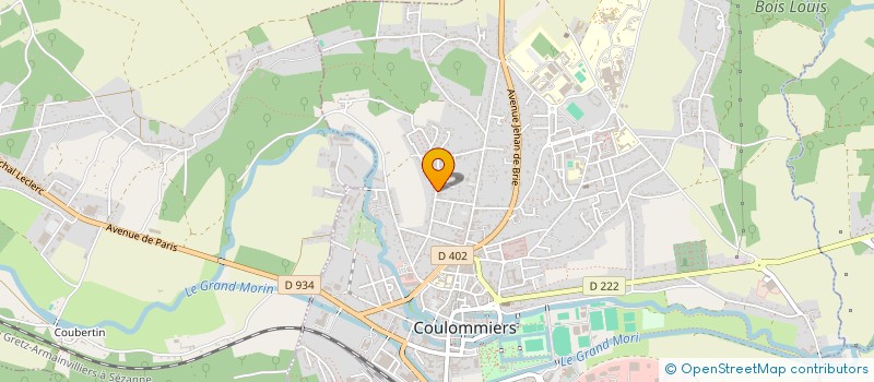 localisation de l'entreprise MONSIEUR ALEXANDRE DUMOULIN à COULOMMIERS