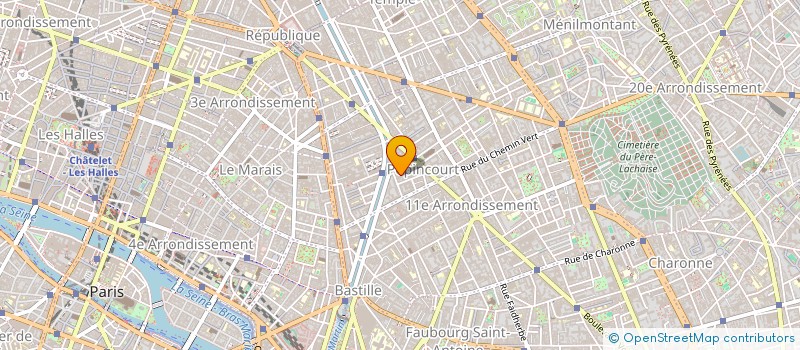 localisation de l'entreprise MONSIEUR ALEXANDRE DUMOURIER  PARIS