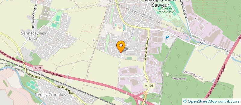 localisation de l'entreprise MONSIEUR ALEXANDRE DUPORT  CHEVIGNY-SAINT-SAUVEUR