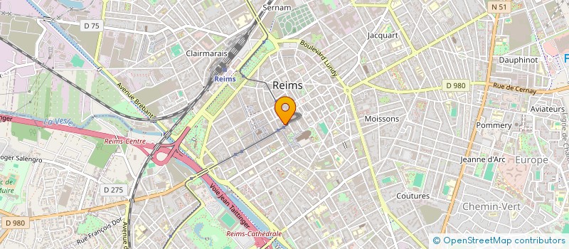 localisation de l'entreprise MONSIEUR ALEXANDRE DUPOUY  REIMS