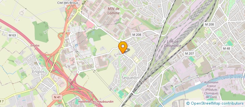 localisation de l'entreprise MONSIEUR ALEXANDRE DUPREZ  SEQUEDIN