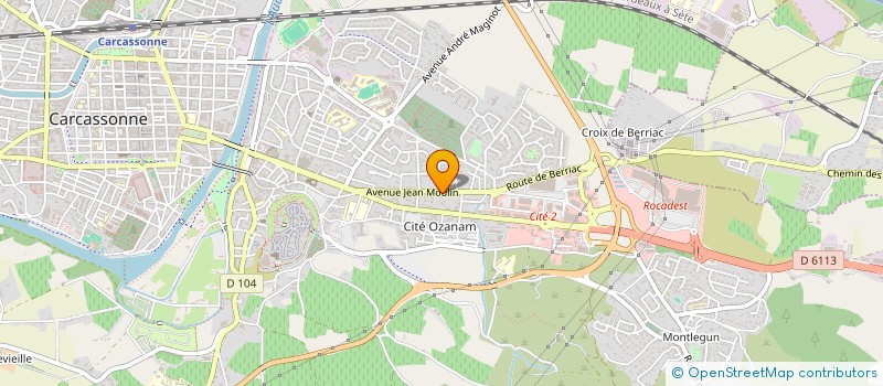 localisation de l'entreprise MONSIEUR ALEXANDRE DUPUY à CARCASSONNE