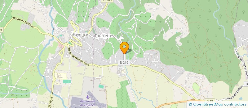 localisation de l'entreprise MONSIEUR ALEXANDRE DUQUESNE  TOURRETTES