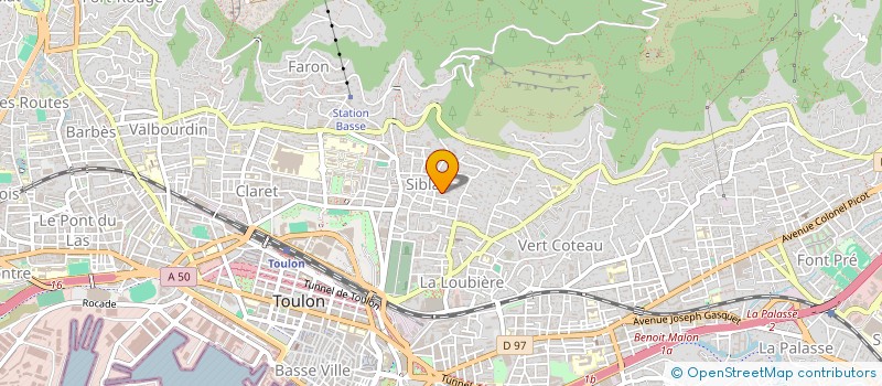 localisation de l'entreprise MONSIEUR ALEXANDRE DURAND  TOULON