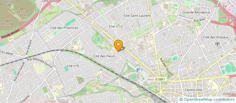 localisation de l'entreprise MONSIEUR ALEXANDRE DURAND  LENS