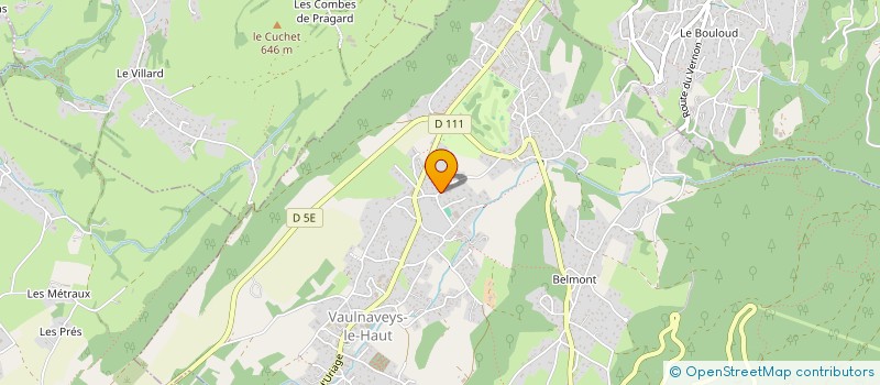 localisation de l'entreprise MONSIEUR ALEXANDRE DURBET  VAULNAVEYS-LE-HAUT