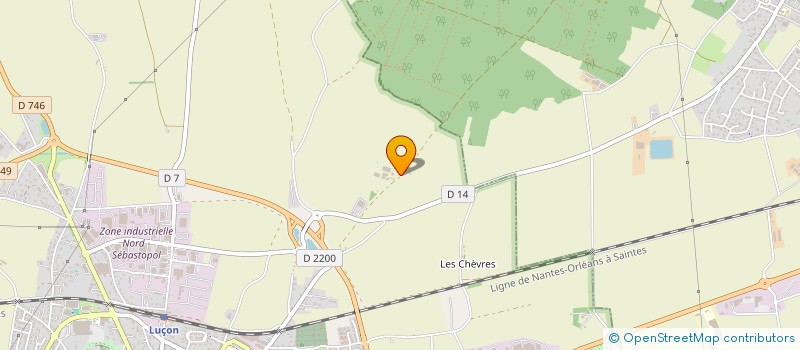 localisation de l'entreprise MONSIEUR ALEXANDRE DURET  LUCON