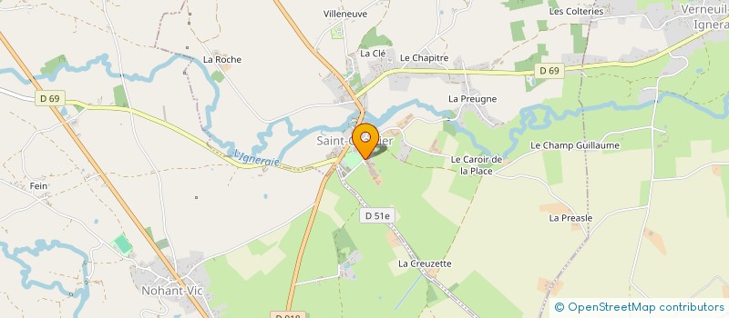 localisation de l'entreprise MONSIEUR ALEXANDRE DUREUIL à SAINT-CHARTIER