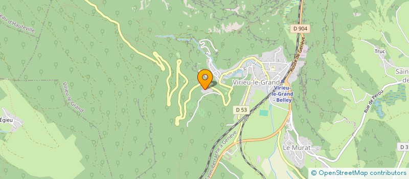 localisation de l'entreprise MONSIEUR ALEXANDRE DUROCHAT  VIRIEU-LE-GRAND