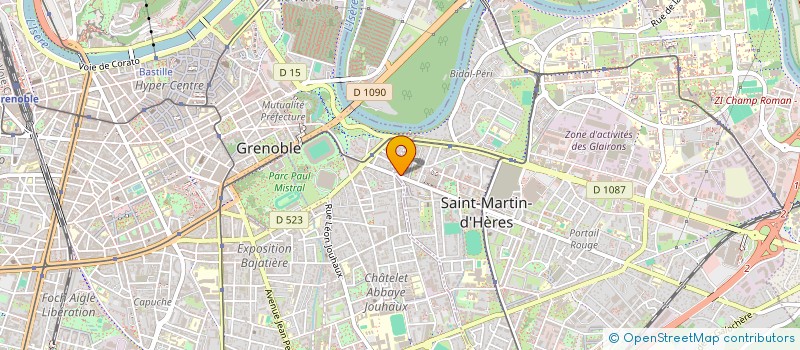 localisation de l'entreprise MONSIEUR ALEXANDRE DURRANT  SAINT-MARTIN-D'HERES