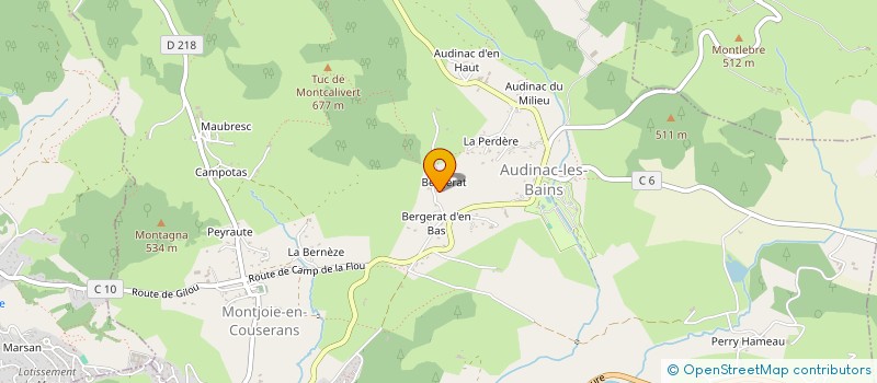 localisation de l'entreprise MONSIEUR ALEXANDRE DURRIEU à MONTJOIE-EN-COUSERANS