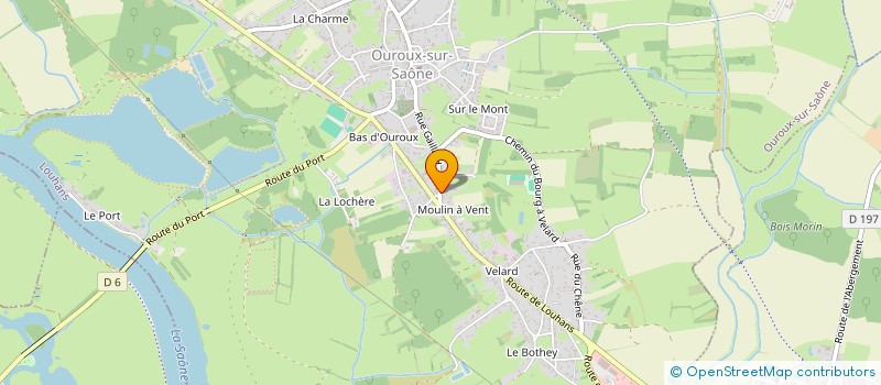 localisation de l'entreprise MONSIEUR ALEXANDRE DUSSAILLANT  OUROUX-SUR-SAONE