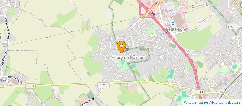localisation de l'entreprise MONSIEUR ALEXANDRE DUSSART à AUBRY-DU-HAINAUT