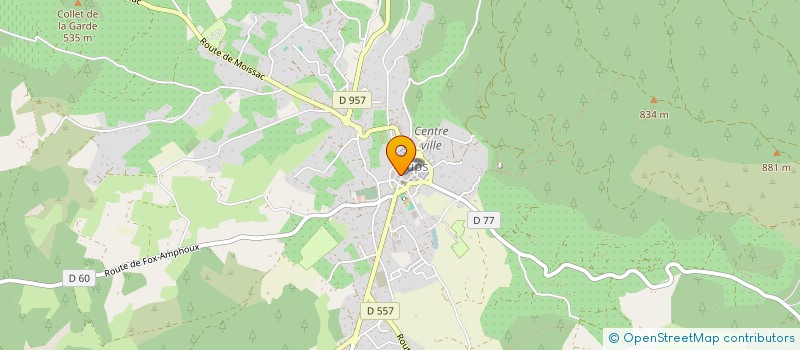 localisation de l'entreprise MONSIEUR ALEXANDRE DUTHOO  AUPS