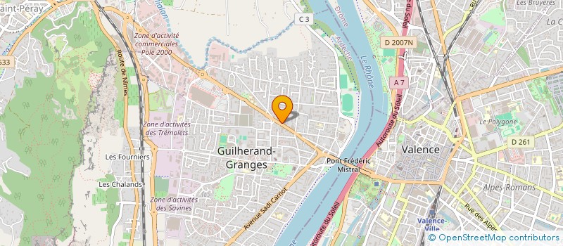 localisation de l'entreprise MONSIEUR ALEXANDRE DUTRONC  GUILHERAND-GRANGES