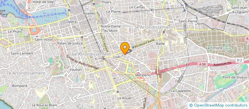 localisation de l'entreprise MONSIEUR ALEXANDRE ECHELARD à MARSEILLE