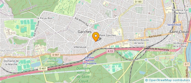 localisation de l'entreprise MONSIEUR ALEXANDRE ECHEMENT à GARCHES