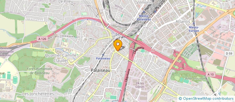 localisation de l'entreprise MONSIEUR ALEXANDRE EDELINE  PALAISEAU