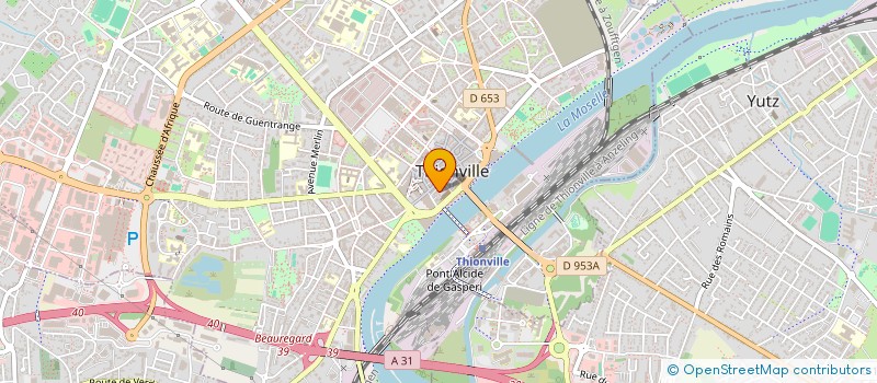 localisation de l'entreprise MONSIEUR ALEXANDRE EDMOND  THIONVILLE