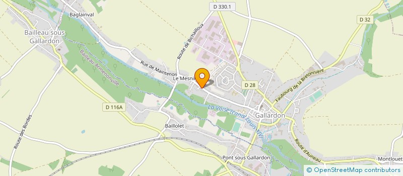 localisation de l'entreprise MONSIEUR ALEXANDRE EGLIN à GALLARDON