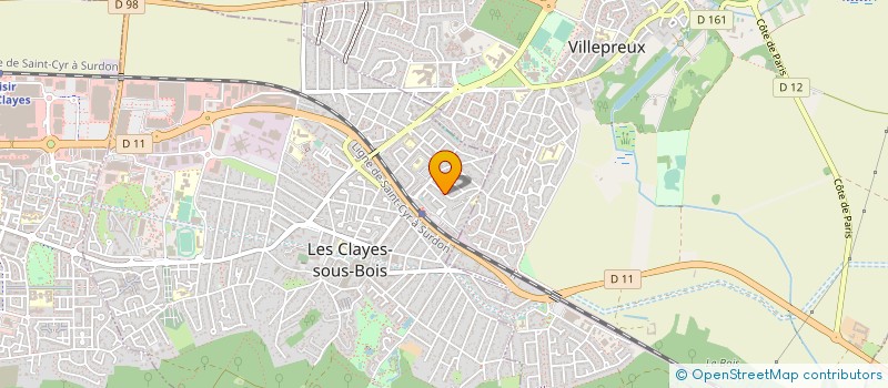 localisation de l'entreprise MONSIEUR ALEXANDRE EKOULE à LES CLAYES-SOUS-BOIS