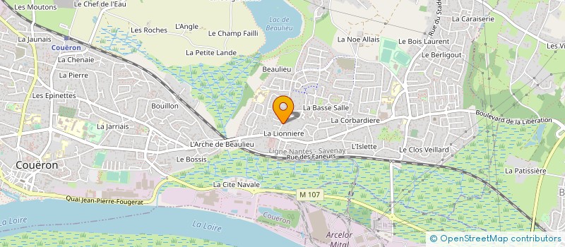 localisation de l'entreprise MONSIEUR ALEXANDRE ELAIN à COUERON