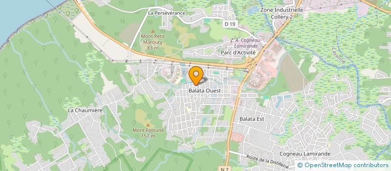 localisation de l'entreprise MONSIEUR ALEXANDRE ELIGENE  MATOURY