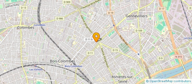 localisation de l'entreprise MONSIEUR ALEXANDRE ELMIR à BOIS-COLOMBES