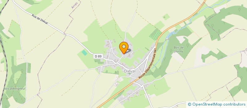 localisation de l'entreprise MONSIEUR ALEXANDRE ELOY  DIEVAL