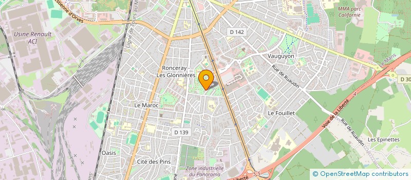 localisation de l'entreprise MONSIEUR ALEXANDRE EMANUEL à LE MANS