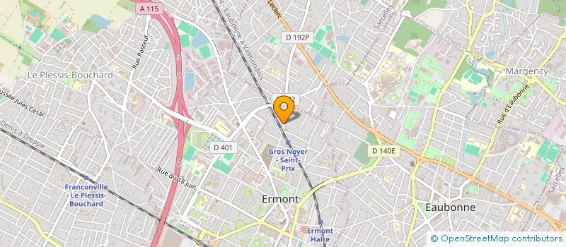 localisation de l'entreprise MONSIEUR ALEXANDRE ENARD à ERMONT