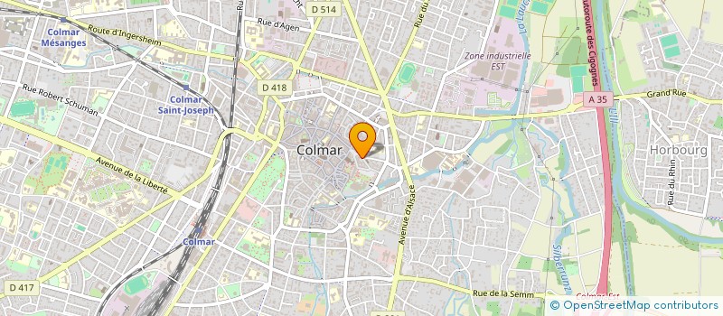 localisation de l'entreprise MONSIEUR ALEXANDRE ENDRESS  COLMAR