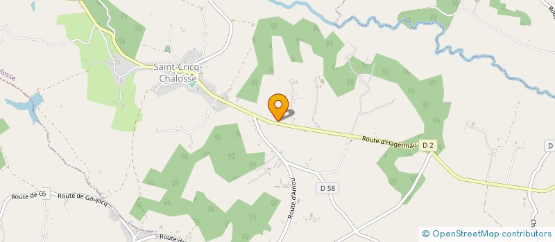 localisation de l'entreprise MONSIEUR ALEXANDRE EPINEUZE  SAINT-CRICQ-CHALOSSE