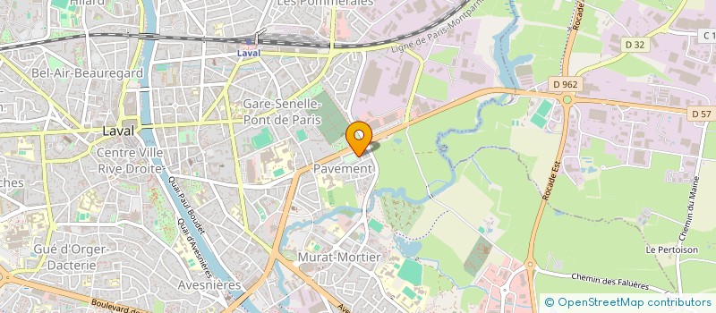 localisation de l'entreprise MONSIEUR ALEXANDRE ERARD à LAVAL